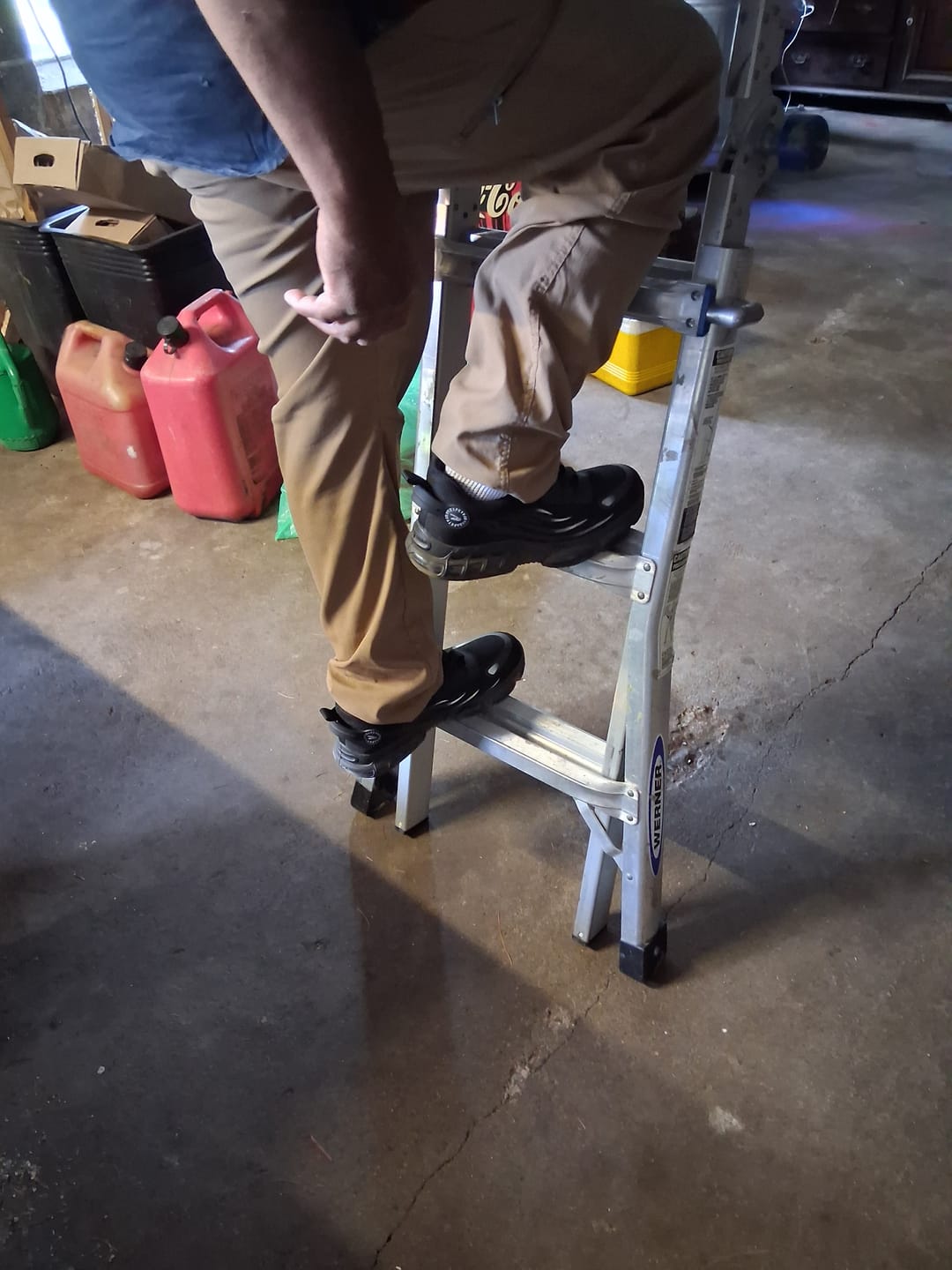 Customer photo review of Maven Steel Toe Knob Lacing Work Sneakers