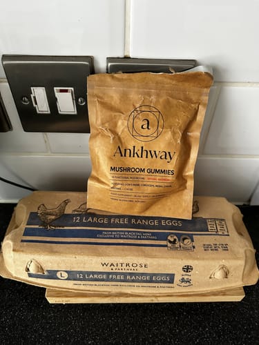 Customer photo review of Mushroom Gummies