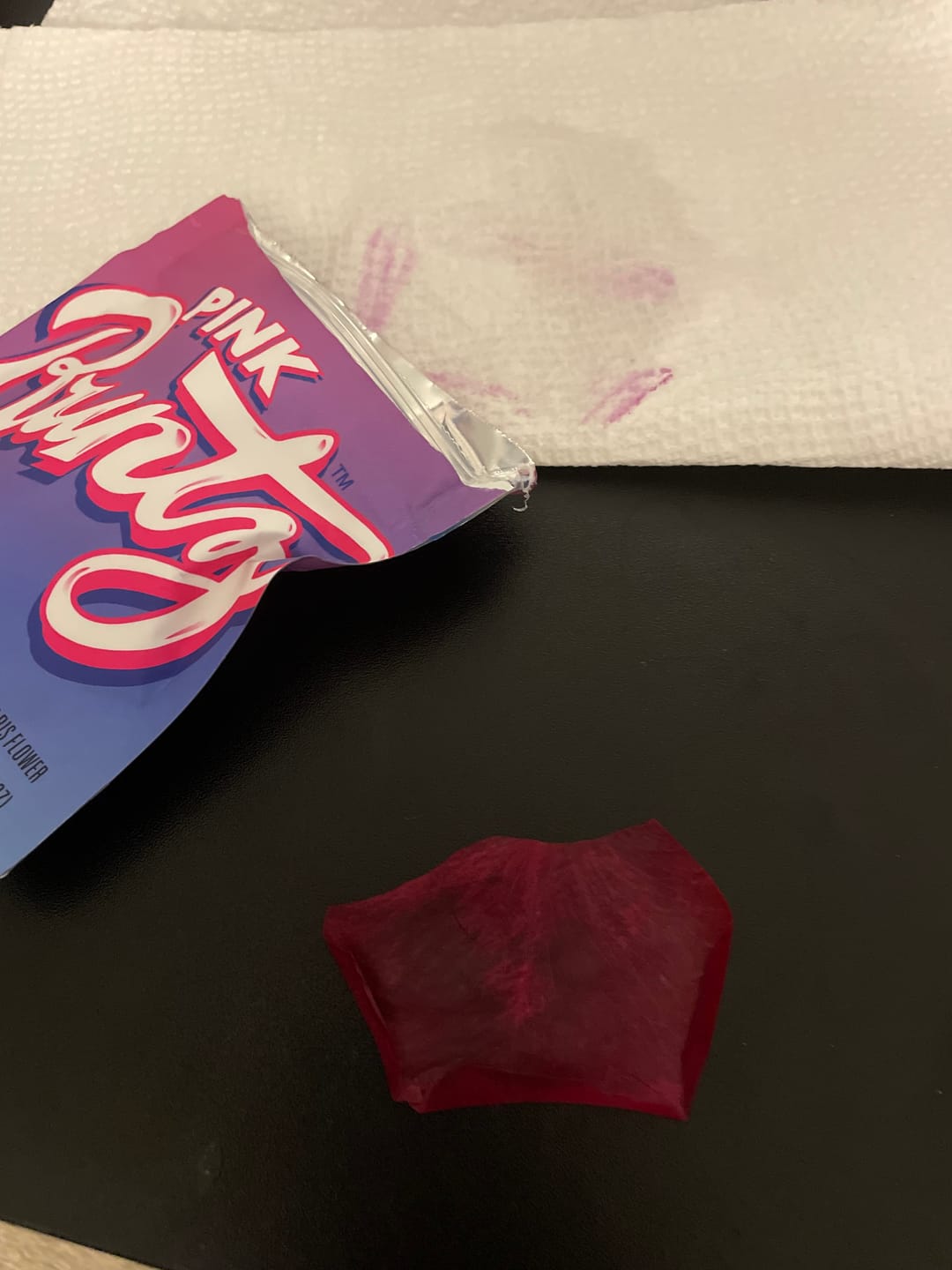 Customer photo review of 3.5g THC-A COOKIES PINK RUNTZ FLOWER HYBRID