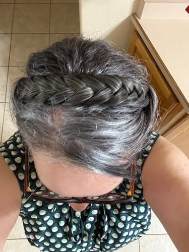 Customer photo review of The Halo - Braided Headband