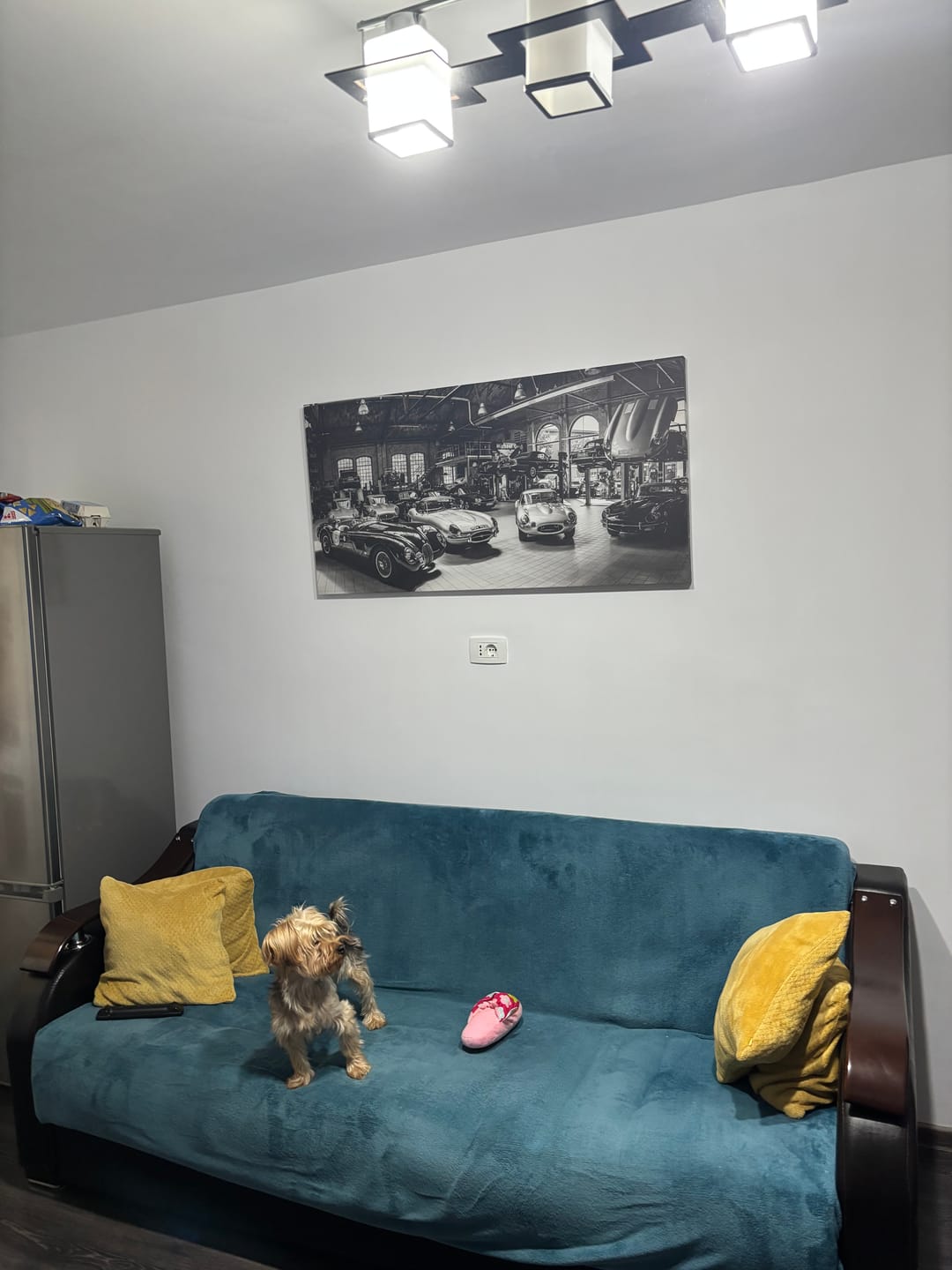 Customer photo review of Tablou Canvas Masini Retro Alb-Negru old timer garage decoratiuni living desing interior