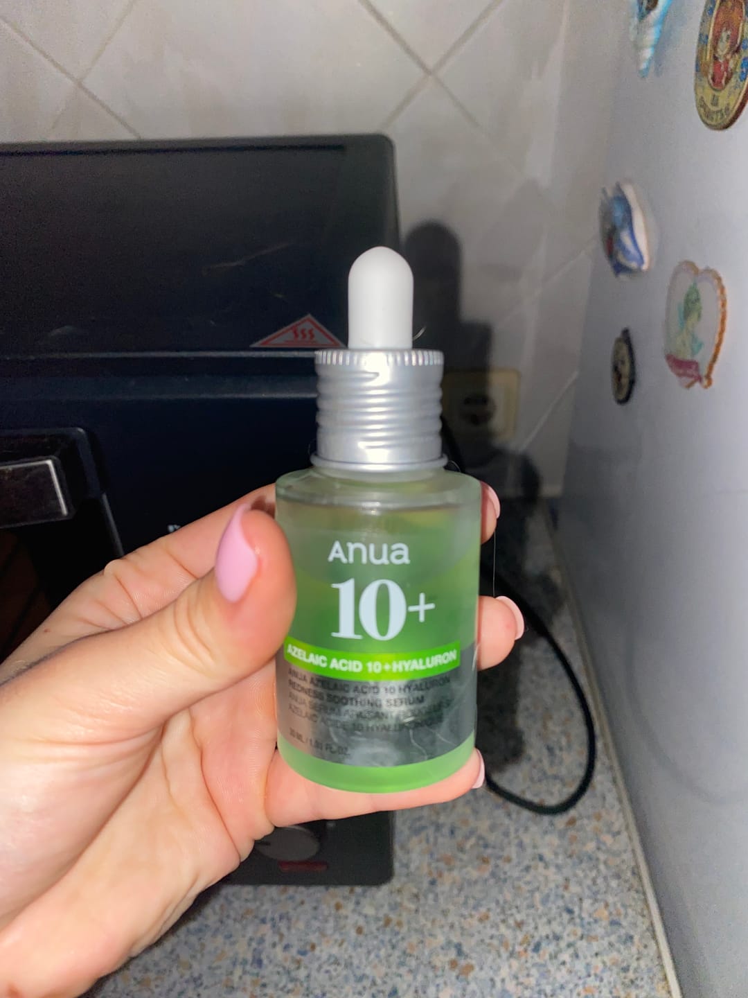 Customer photo review of Serums ar azelaīnskābi Anua Azelaic Acid 10 Hyaluron Redness Soothing Serum