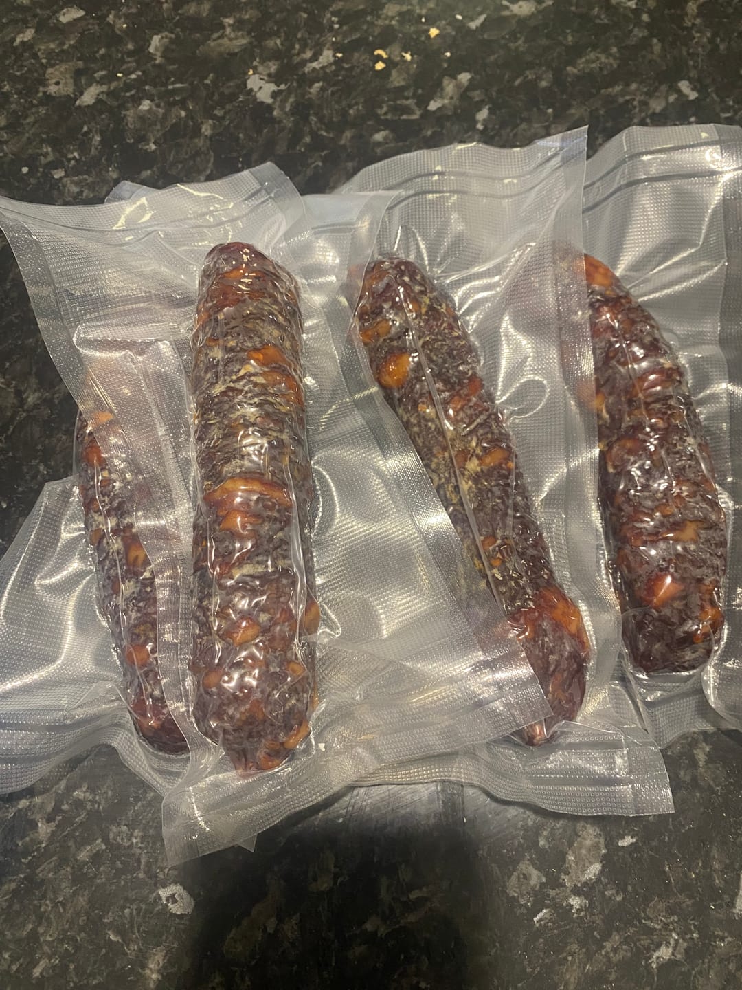 Customer photo review of Salami Vacuum Sealer Bags