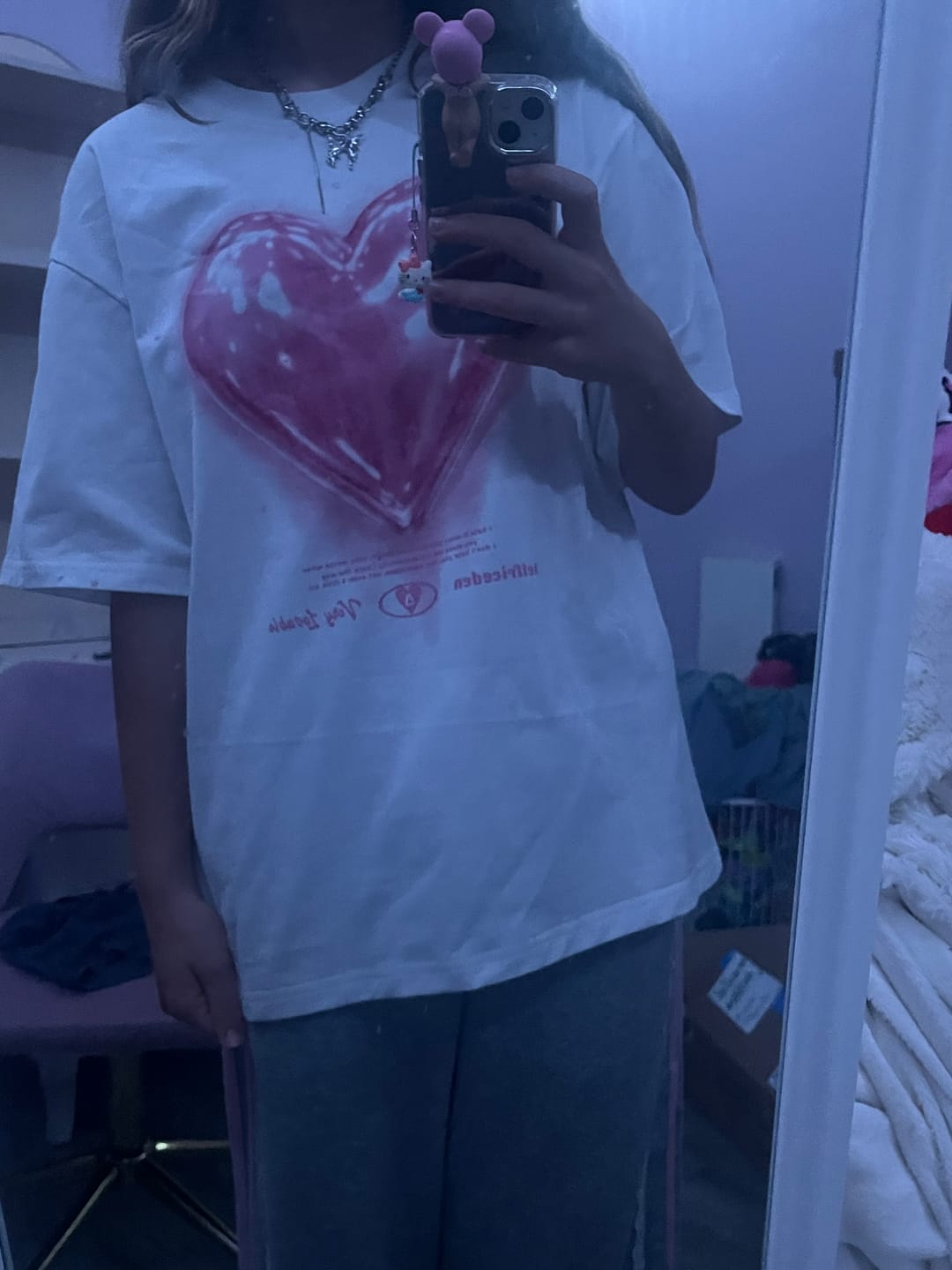 Customer photo review of Aelfric Eden Love Balloon Graphic Tee