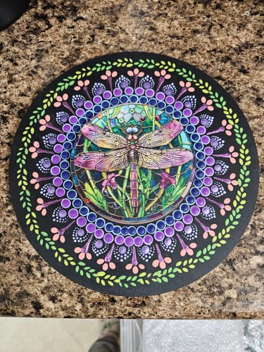 Customer photo review of Unfinished Wood Circle Round | Circle Blank | DIY Craft Cutout | Up to 36"