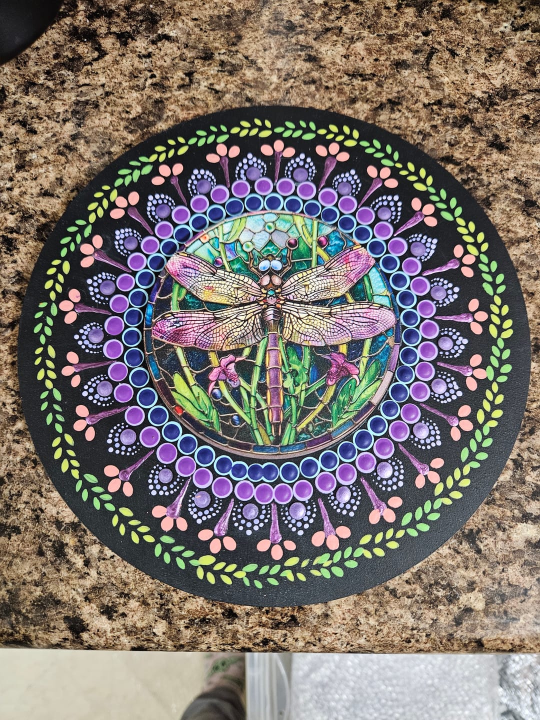 Customer photo review of Unfinished Wood Circle Round | Circle Blank | DIY Craft Cutout | Up to 36"