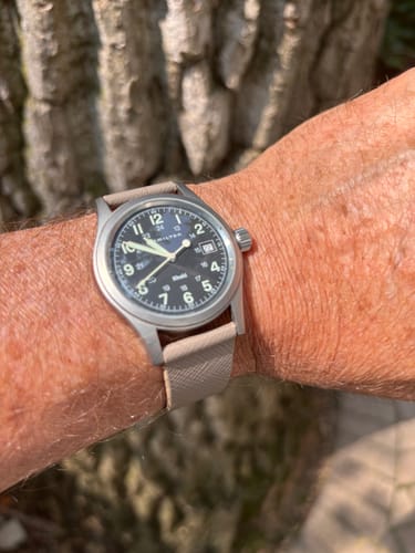 Customer photo review of Creme Saffiano