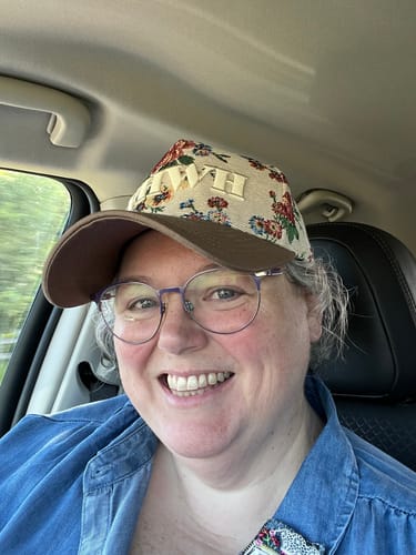 Customer photo review of Hat: Floral YHWH