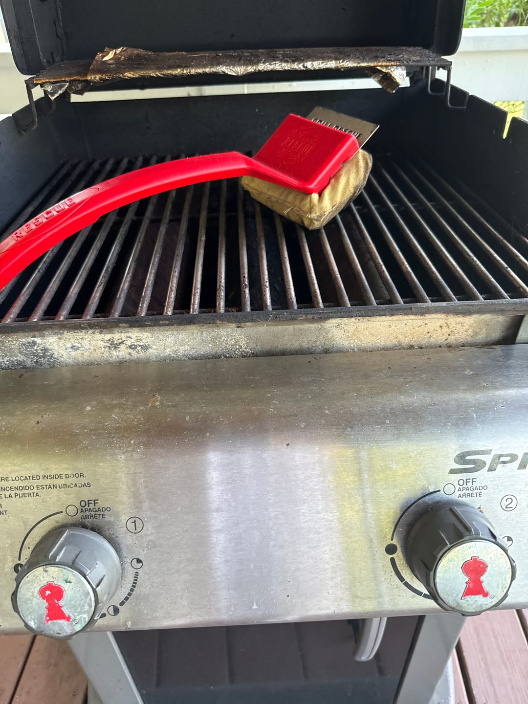 Customer photo review of Ultimate Father's Day Bundle: 1 Brush w/ Scraper + 1 Dunk Tank