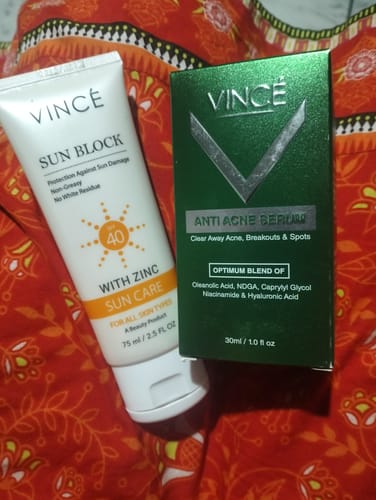 Customer photo review of Acne Protection Kit