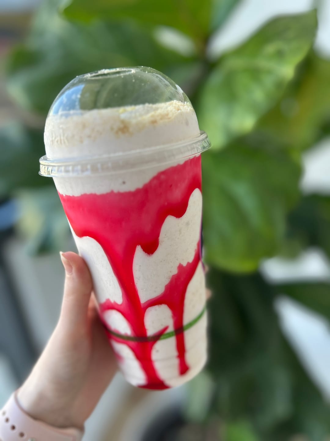 Customer photo review of White Chocolate Coffee Syrup