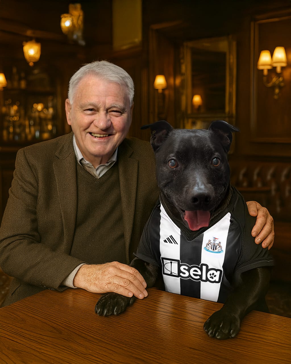 Customer photo review of Personalised Dog/Cat Football Image