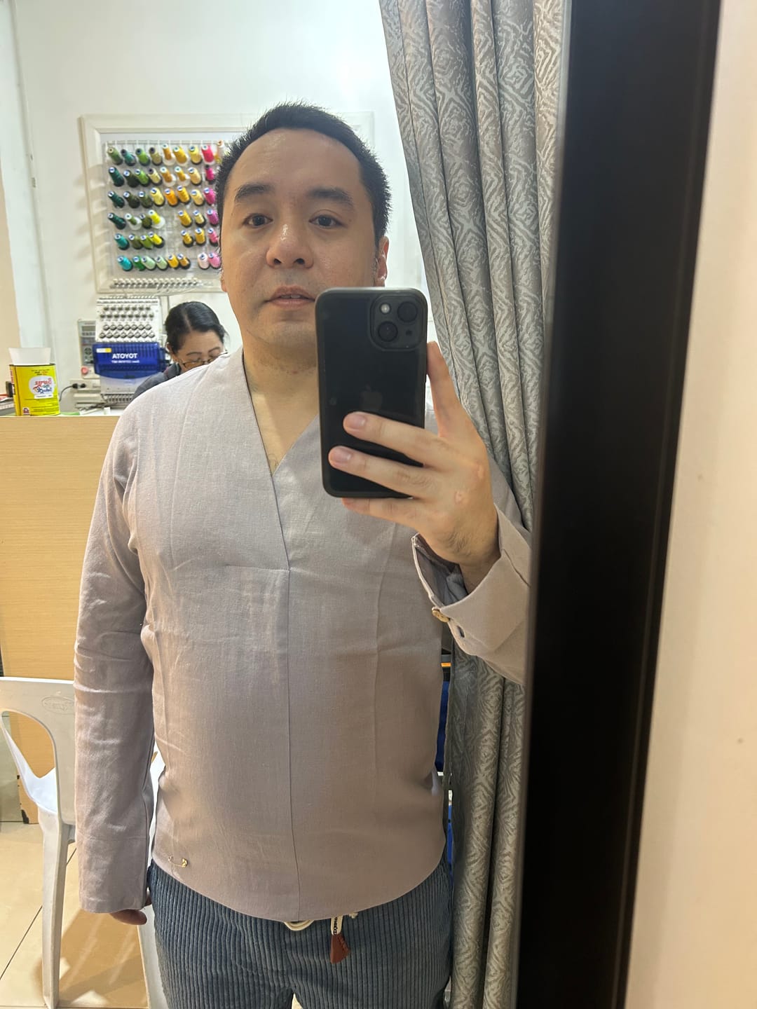 Customer photo review of Shinu Sleeve Shirt
