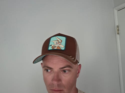 Customer photo review of OVERLORD X Looney Tunes: Wile E. Coyote Trucker Cap