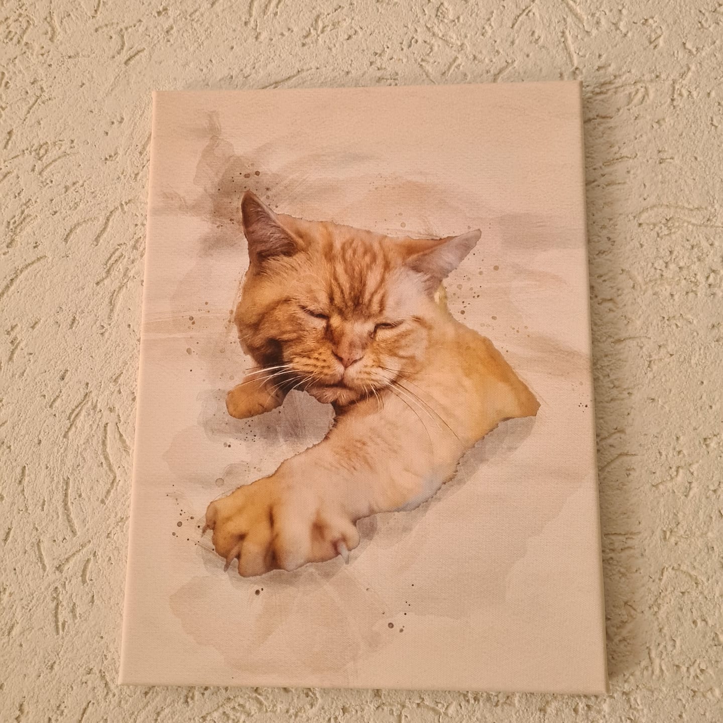 Customer photo review of Personalisiertes Gemälde nach Fotovorlage