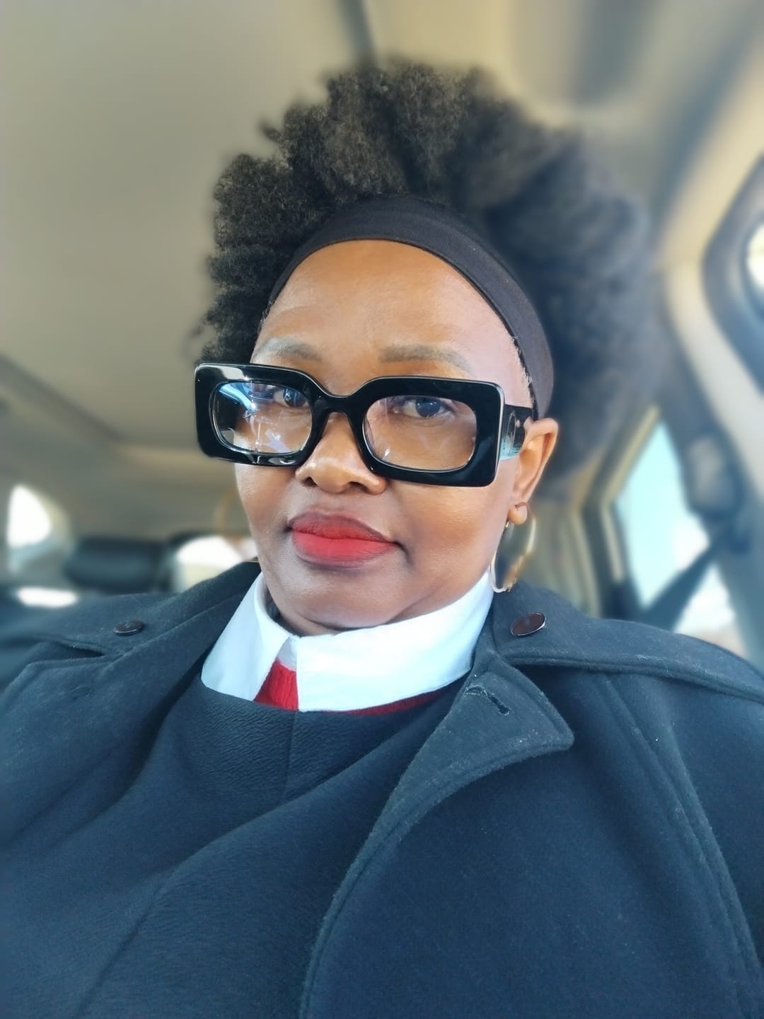 Customer photo review of Era Clear Lens Empire Sunglasses