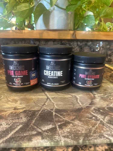 Customer photo review of CREATINE MONOHYDRATE