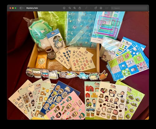 Customer photo review of Mystery Pop Box