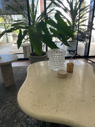Customer photo review of Amara Spike Glass Vase Clear