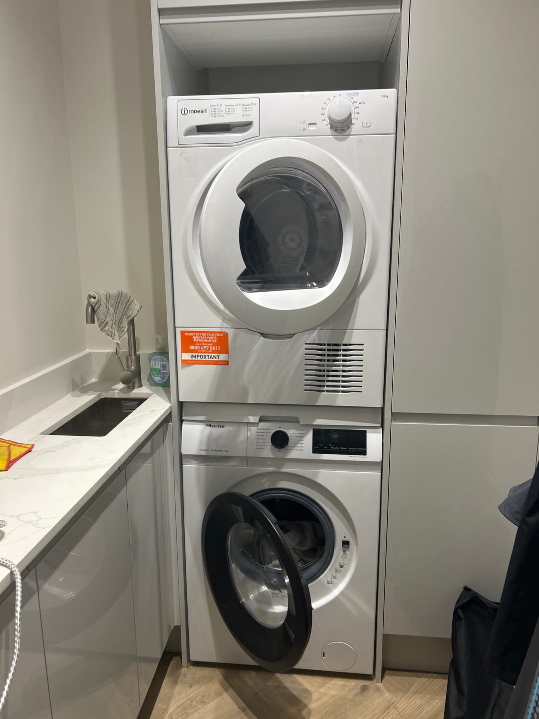 Customer photo review of Hoover Universal Stacking Kit