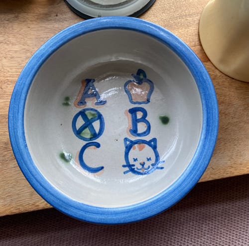 Customer photo review of Wee Bowl - ABC - SECOND