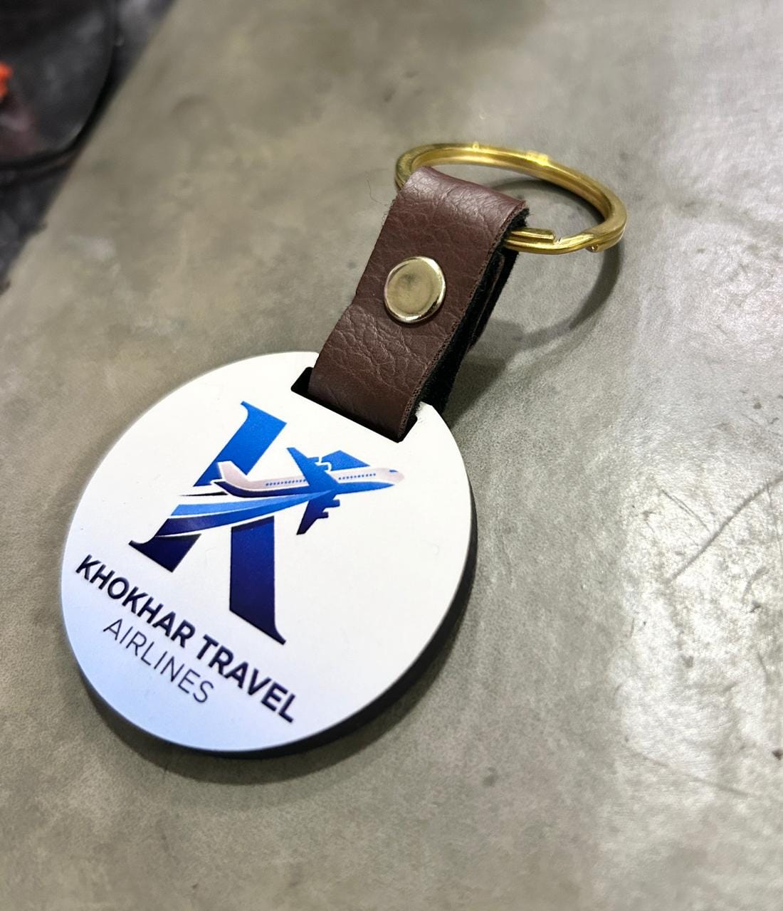 Customer photo review of Customized Premium Belt Keychains | Best for Brand Promotion | PrintMine.in