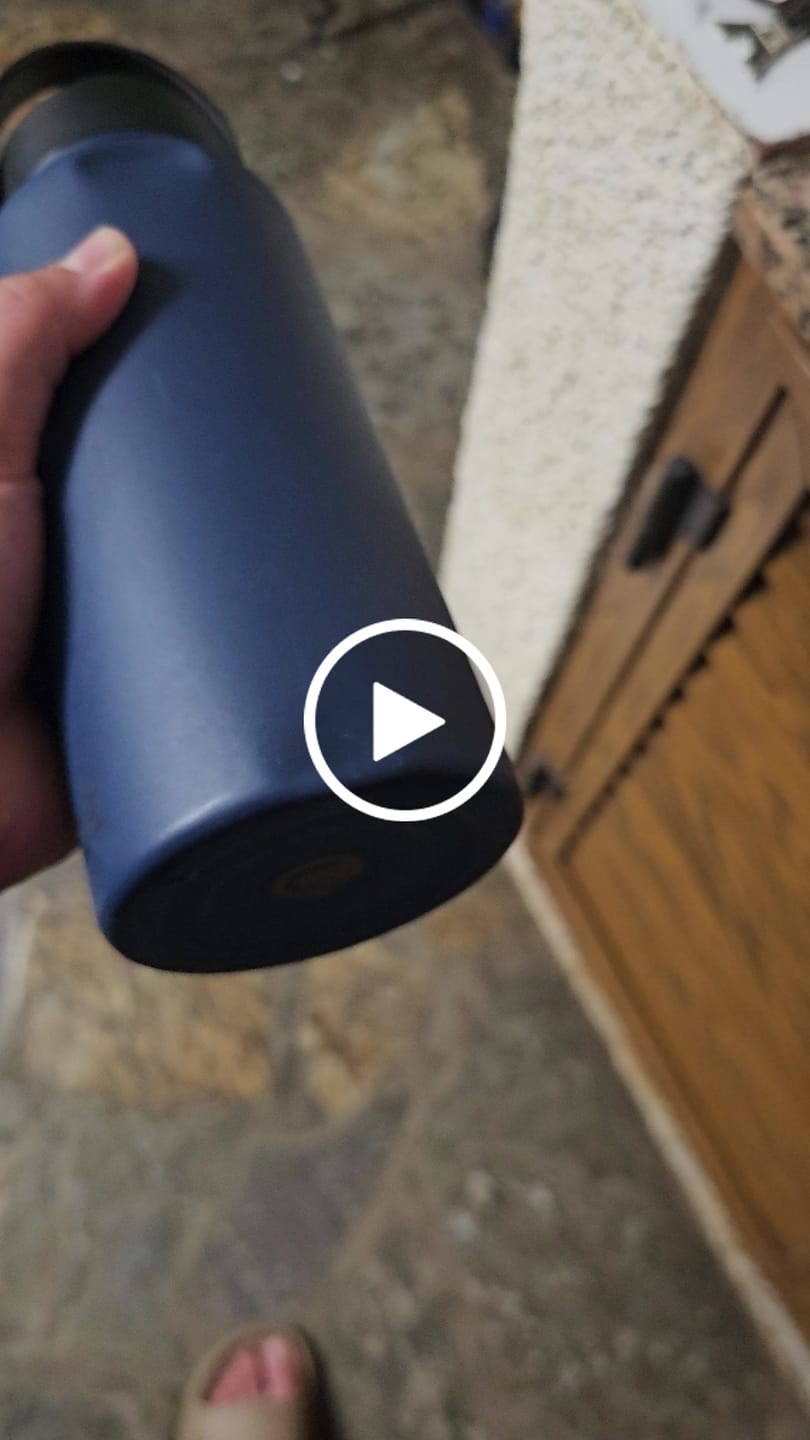 Customer video review of DOZZE Water Bottle Straw Lid