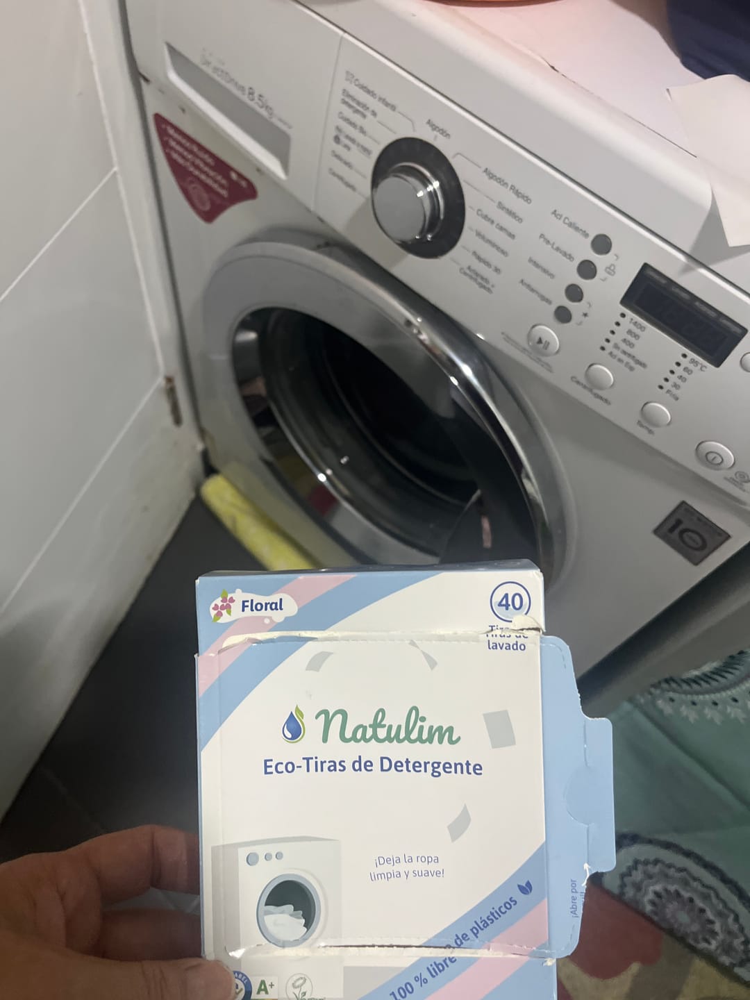Customer photo review of Eco-Tiras de lavar Natulim - 40 lavados