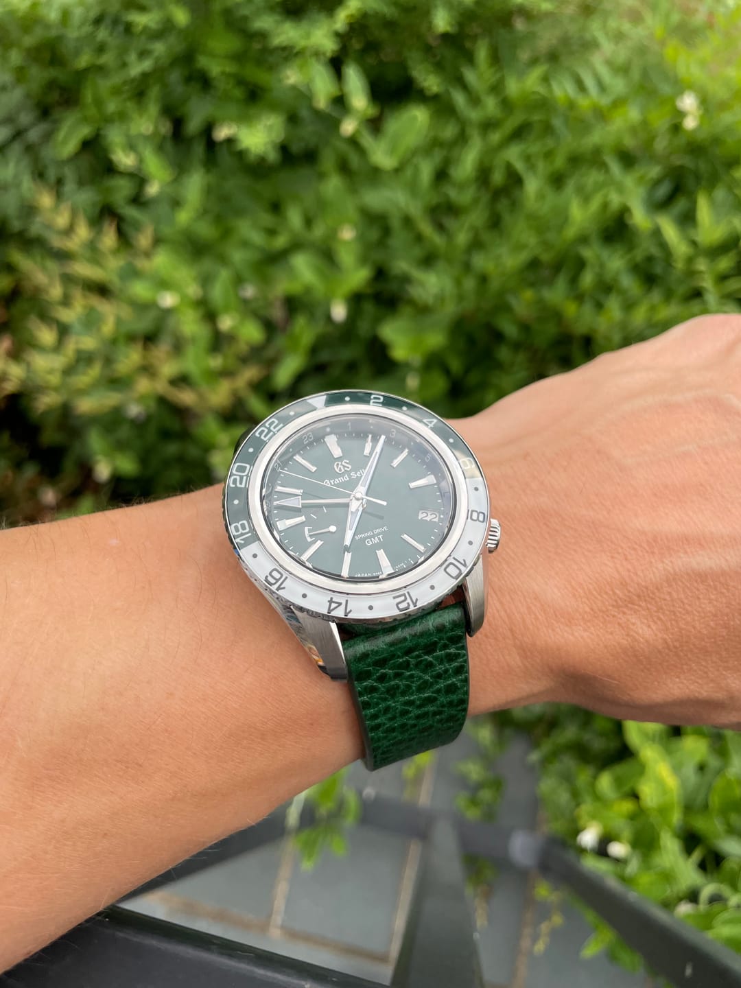 Customer photo review of Hunter Green Pebbled