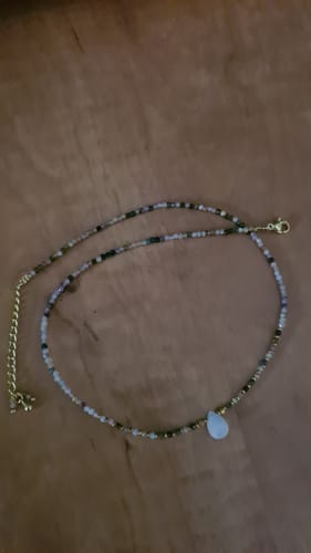 Customer photo review of שרשרת אושן טורמלין ו מונסטון