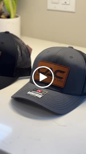 Customer video review of Premium Custom Leather Patch Hats (Wholesale)