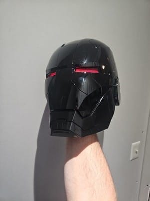 Customer photo review of Iron Man Mark 5 Helmet Life Size Wearable