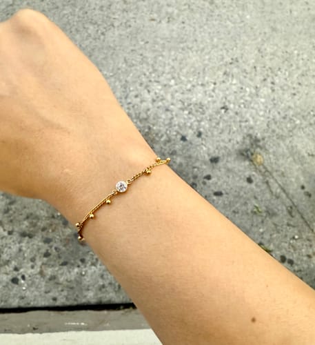 Customer photo review of Permanent Jewelry - Gold Filled