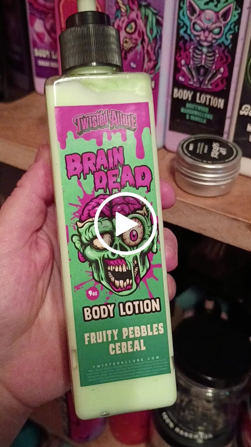 Customer video review of Brain Dead Body Lotion