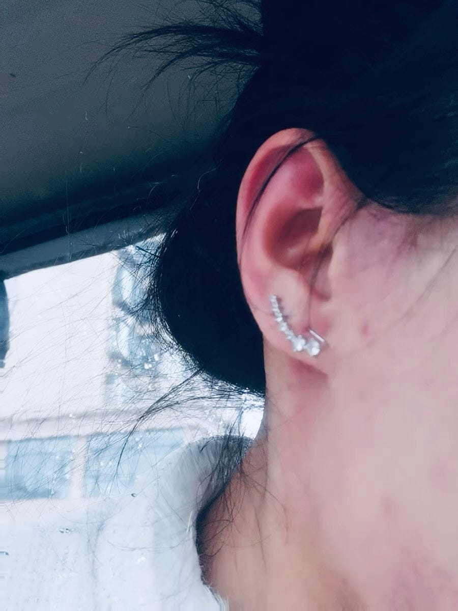 Customer photo review of Keira Earrings