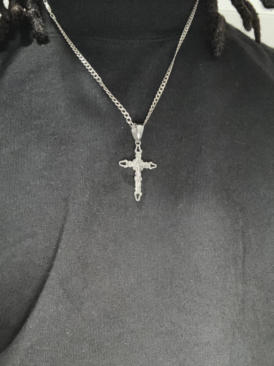 Customer photo review of CRUCIFIX CROSS PENDANT