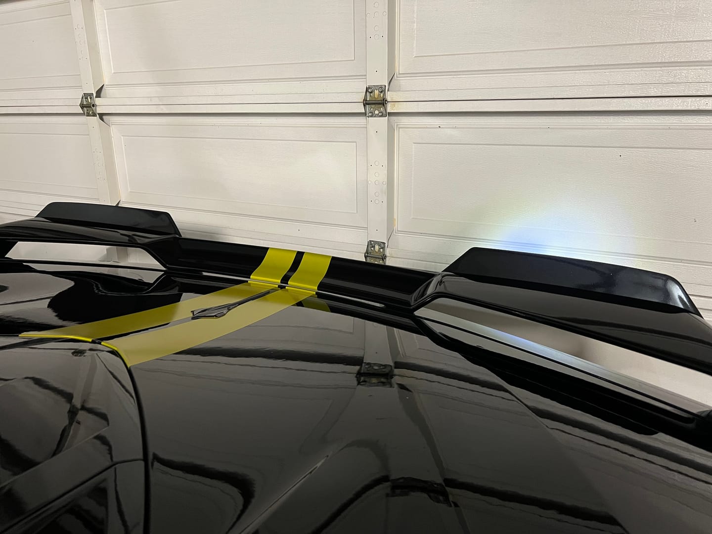 Customer photo review of Corvette C8 Z51 Rear Spoiler Add-On Wicker Extension