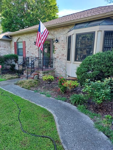 Customer photo review of 3' x 5' American Flag Set