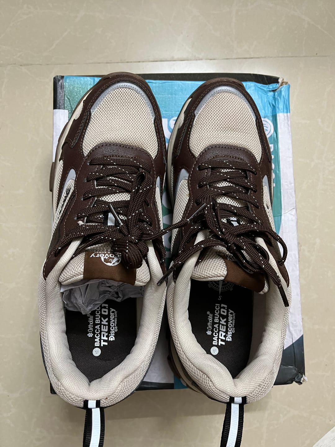Customer photo review of Bacca Bucci x Discovery Men's Trekking & Trail Hiking Shoes