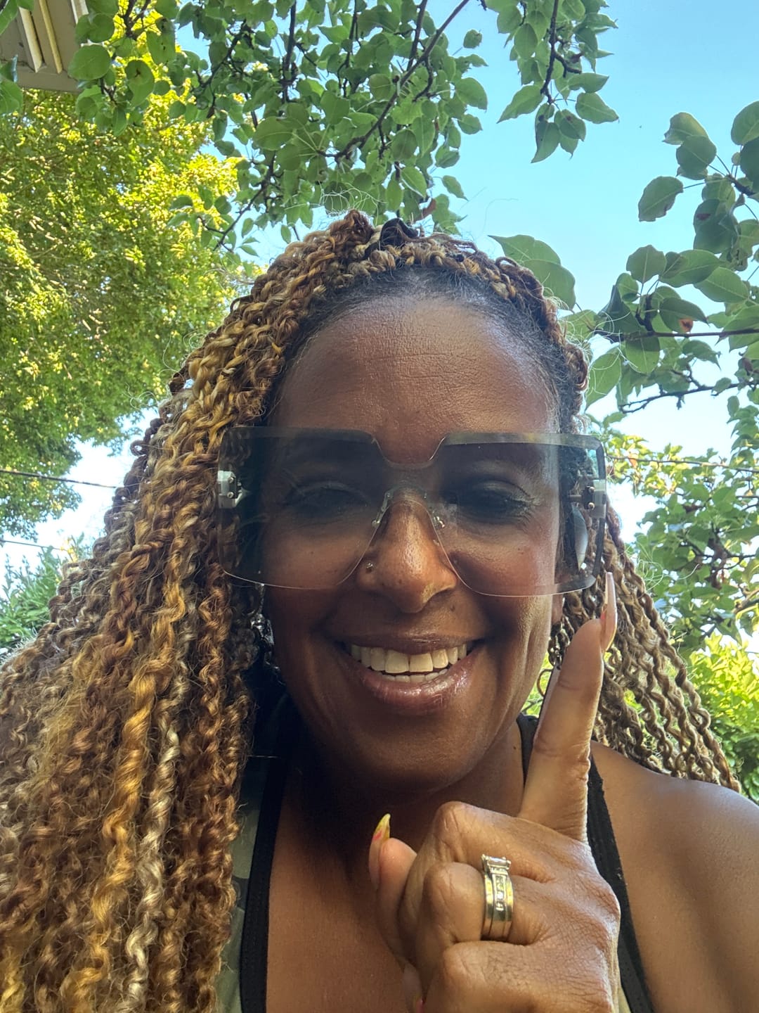 Customer photo review of Bobbi Boss Xtra Boho Pre-Looped Crochet Braids - BOHO FINE TWIST+WAVE 14/24 3X