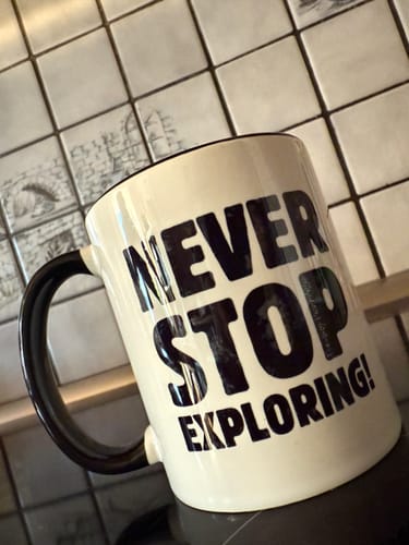 Customer photo review of TassenExpress - Becher Keramik Tasse mit Logo bedruckt 325ml Firmenlogo