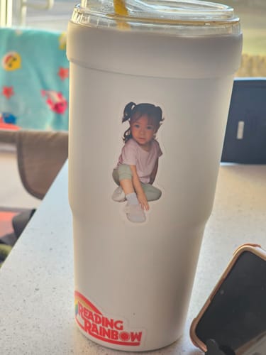 Customer photo review of Print Custom Stickers