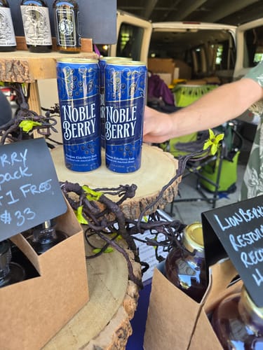 Customer photo review of Nobleberry Elderberry Premium Soda (Wholesale)