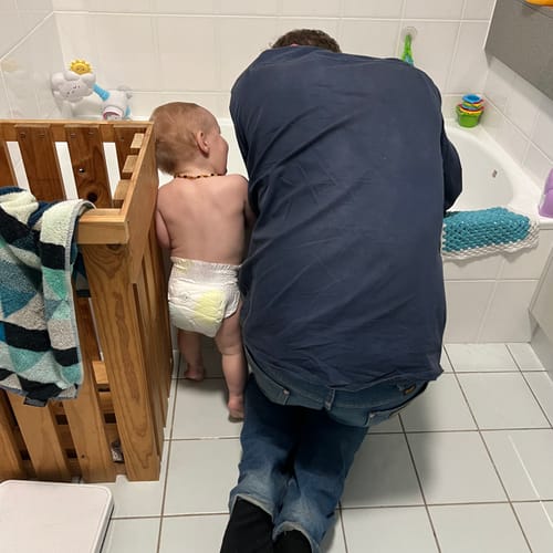 Customer photo review of Probiotic Eco Nappies Monthly Supply