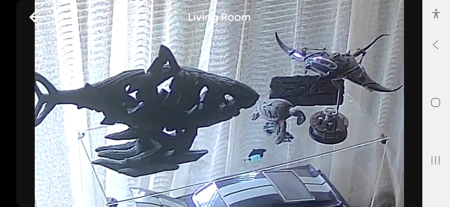 Customer photo review of Rokrgeek Innovative Steampunk Style Manta Ray Mechanical 3D Metal Model