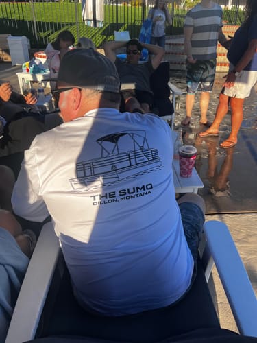 Customer photo review of Dri-Fit Custom Boat Shirts - Long Sleeve