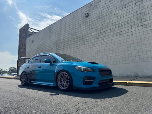 Customer photo review of 2015-17 Subaru WRX / STi VRS Style Front Splitter Lip Ground Effect