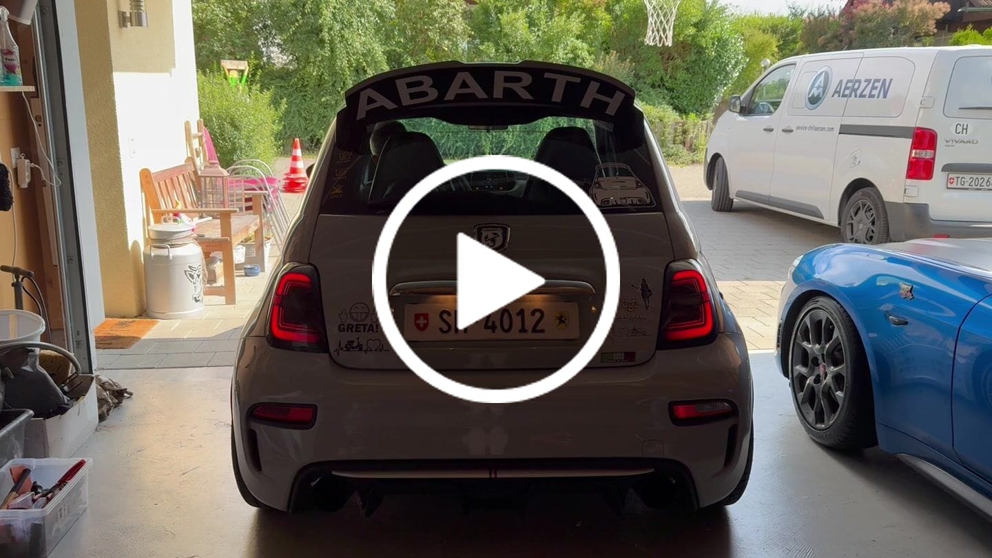Customer video review of Fari LED Posteriori Abarth & Fiat 500 (2008-2024)