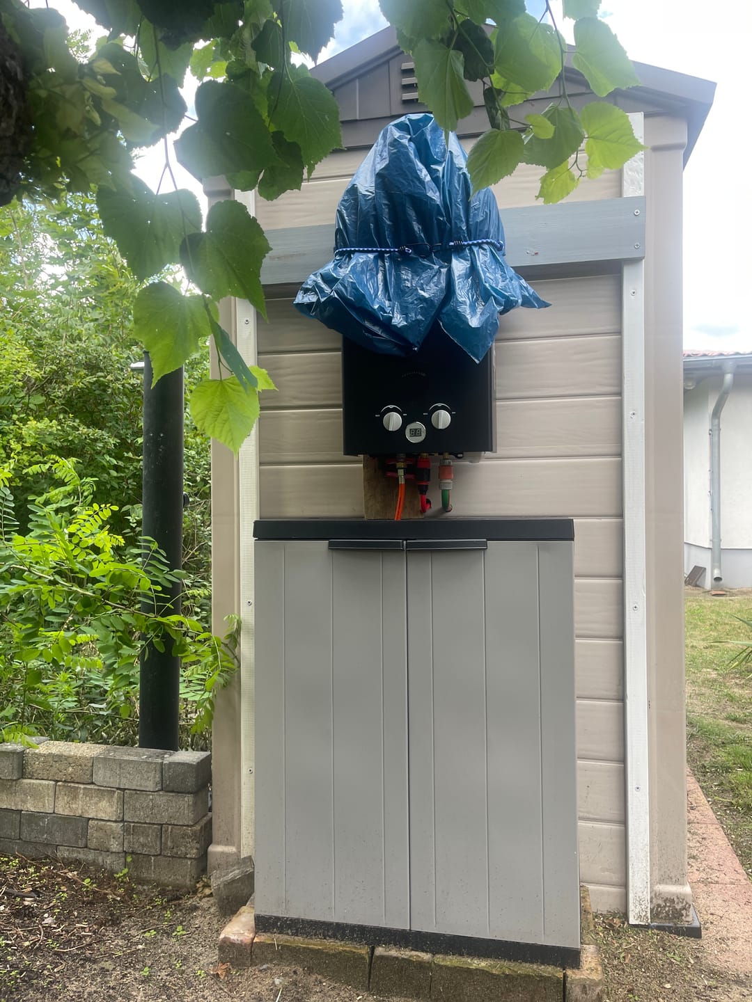 Customer photo review of Camplux BW264BC Gasdurchlauferhitzer Tankless mit Regenkappe