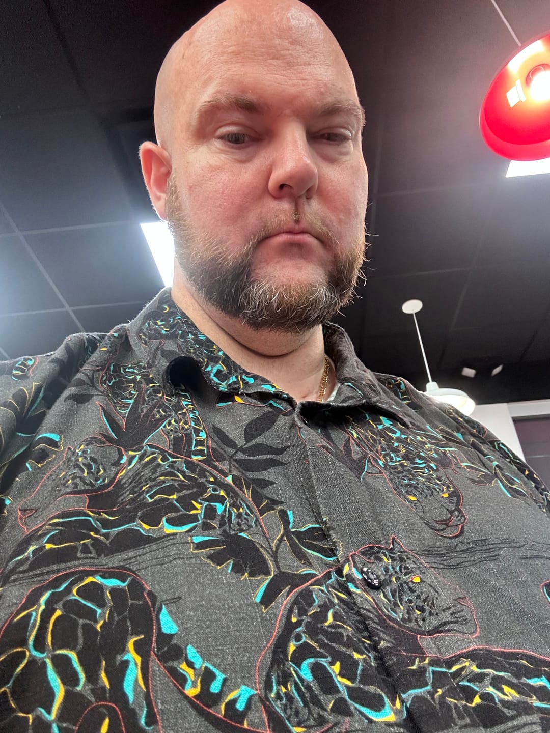 Customer photo review of Jag Noir – Bamboo Short Sleeve Shirt